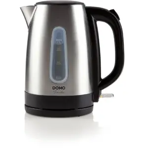 Comparateur de prix : Bouilloire en inox - DOMO - DO496WK - 2200 W - 1,7 L - Base 360° - Gris