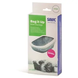 Comparateur de prix : Hygiène Chat Savic Sac de protection pour bac à litière - 48 x 67 cm