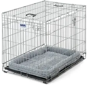 Comparateur de prix : Cage de transport et d'intérieur Savic Dog Residence avec coussin l61xP91xH71cm Cage pour chien