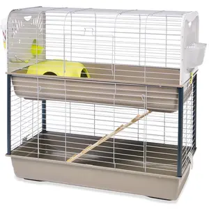 Comparateur de prix : Savic Beeztees Cage pour lapins Caesar 3 Double 100 x 50 x 97 cm 266888
