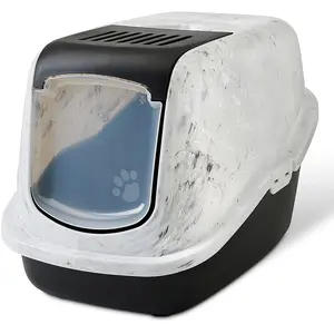 Comparateur de prix : Maison de toilette Savic Nestor Marble gris marbré / noir