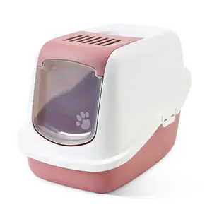 Comparateur de prix : VADIGRAN Maison de toilette Nestor Earth - 56x39x38,5 cm - Rose - Pour chat