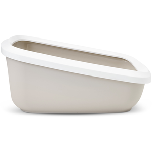 Comparateur de prix : savic Bac à litière avec rebord pour chat Nobby Pet Aseo Jumbo Beige 67,5x48,5x28 cm 72184