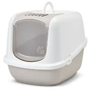 Comparateur de prix : Maison de toilette pour grand chat Nestor Jumbo - SAVIC - coloris*:Moca