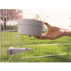 Comparateur de prix : Vadigran Gamelles pour chien pour l'eau et la nourriture Nobby Pet Crock Blanc 850 ml 79694