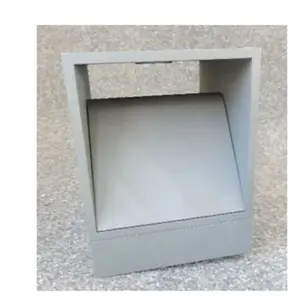 Borne carrée extérieure led 9W fonte d'alu anthracite 163x130x130mm 40...