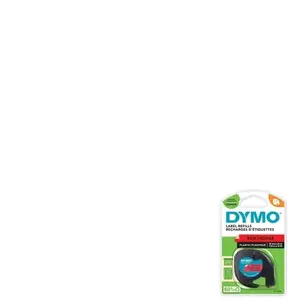 Comparateur de prix : DYMO LetraTAG - ruban - 1 cassette(s) - Rouleau (1,2 cm x 4 m)