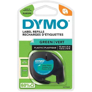 Comparateur de prix : DYMO LetraTAG - ruban - 1 cassette(s) - Rouleau (1,2 cm x 4 m)