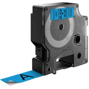 Comparateur de prix : Dymo 45806 (S0720860) - (12 mm) - Bleu sur noir - Ruban