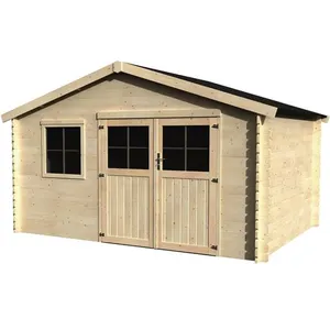 Abri de jardin bois "Flodeal" - 11.86 m² - 3.98 x 2.98 x 2.44 m - 28 m... pas cher