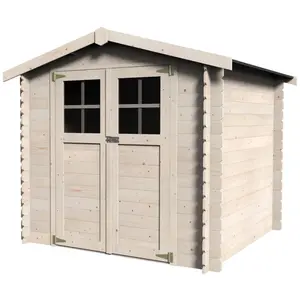 Abri jardin bois "Milovic" - 4.90 m² - 2.30 x 2.13 x 2.03 m - 19 mm pas cher
