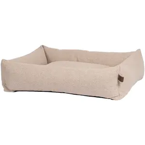 Couchage Chien - Fantail Eco panier Snug British tan- 100 x 80 cm pas cher