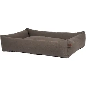 Couchage Chien - Fantail Eco panier Sug Deep taupe - 120 x 95 cm pas cher