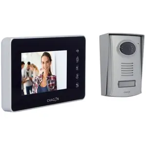 Comparateur de prix : Visiophone couleur CHACON 4 fils 4,3" noir avec écran ultraplat