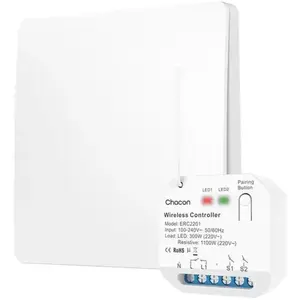 CHACON Set module éclairage et interrupteur - 54666 - Sans fil - Sans piles pas cher