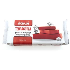 Comparateur de prix : Darwi Pâte à modeler mi-dure Terracotta 1 kg