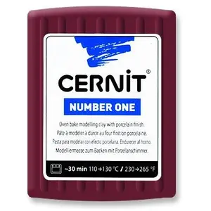 Pâte Cernit n°1 - 56 g - Bordeaux (411) - Cernit pas cher