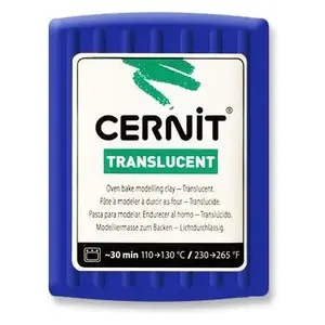 Comparateur de prix : Pâte Cernit Translucent - 56 g - Saphir (275) - Cernit