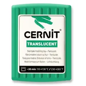 Comparateur de prix : Pâte Cernit Translucent - 56 g - Emeraude (620) - Cernit