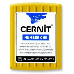 Cernit Number one jaune 62g pas cher