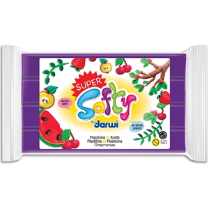Darwi Pâte à modeler végétale Super Softy 350 g VioletVendu parscrapmalin