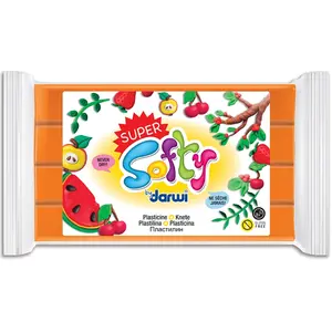 DARWI Pâte à modeler végétale Super Softy 350 g OrangeVendu parscrapmalin