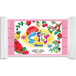 Darwi Pâte à modeler végétale Super Softy 350 g RoseVendu parscrapmalin
