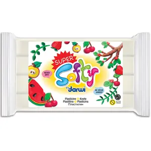 Darwi Pâte à modeler végétale Super Softy 350 g BlancVendu parscrapmalin