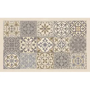 Tapis velvet carreau cim OCRE45X75 carreau ciment ocre Mercury 625-M pas cher