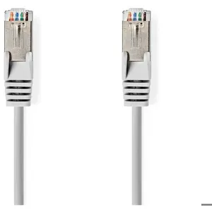 Câble réseau Cat 6 NEDIS CCGL85220GY20 - 2.00 m - Double blindage S/FTP Gigabit - RJ45 Male - Gris PVC pas cher