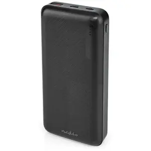 Comparateur de prix : NEDIS Batterie et chargeur externe USB-C et USB-A PD 3.0 18W - 20 000mAh
