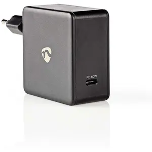 Chargeur mural - NEDIS - WCPD65W100BK - USB-C - 65W - Charge rapide pas cher