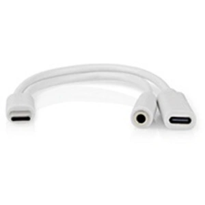 Comparateur de prix : Nedis Adaptateur USB-C vers USB-C femelle + Jack 3.5 mm Blanc