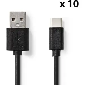 Comparateur de prix : Câble USB - NEDIS - CCGL60601BK10 - USB-A Mâle - USB-C Mâle - 1 m - 480 Mbps