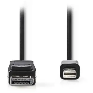 Comparateur de prix : NEDIS Câble DisplayPort mâle vers Mini DisplayPort mâle 4K Noir (2 m)