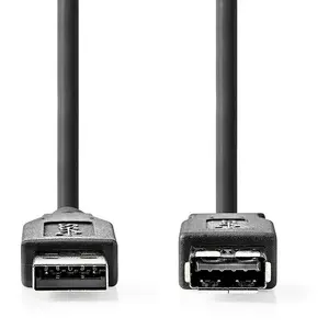 Comparateur de prix : Nedis CCGL61010BK30 câble USB USB 3.2 Gen 1 (3.1 Gen 1) 3 m USB A Noir