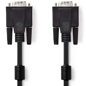 Nedis Câble VGA - VLCP - 1.5 à 2 mètres - Mâle 15 broches - Blindé - Ferrite pas cher