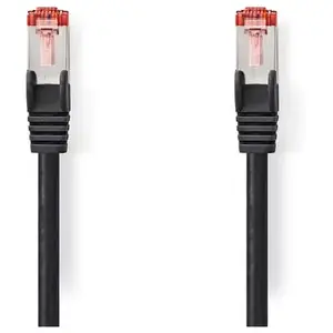 Comparateur de prix : Nedis Cable RJ45 male/male - CAT6 S/FTP - Noir - 2m