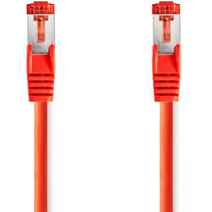 Cable réseau Nedis CCGL85221RD10 Cat6 S/FTP 1 m Rouge pas cher