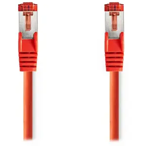 Comparateur de prix : Nedis Câble réseau CAT6 - RJ45 mâle - RJ45 mâle - S/FTP - 10,0 m - Rond - LSZH - Rouge - Etiquette