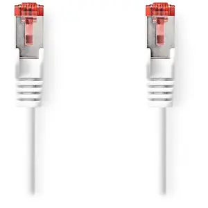 Comparateur de prix : NEDIS Câble Cat 6 | Connecteur RJ45 (8P8C) | Fiche RJ45 (8P8C) | SF/UTP | 7,50 m | Rond | PVC LSZH | Blanc | Sac en plastique
