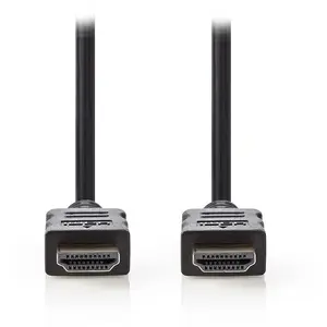 Comparateur de prix : Nedis Lot de 10 câbles HDMI haute vitesse avec Ethernet (Noir) - 2 m