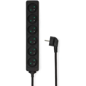 Comparateur de prix : Nedis Multiprise 6 prises (Noir)