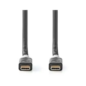 Comparateur de prix : Nedis Câble USB-C Mâle vers USB-C Mâle 100W 20 Gbps 4K 1m Noir / Or