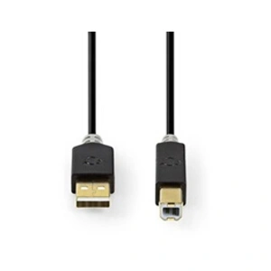 Comparateur de prix : Nedis CCBW60100AT10 câble USB USB 2.0 1 m USB A USB B Anthracite