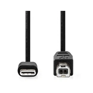 Nedis CCGB60650BK20 câble USB USB 2.0 2 m USB C USB B Noir