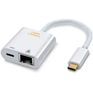 Comparateur de prix : Câble Adaptateur USB-C Type-C Mâle - RJ45 Femelle 1 Gbit 0,2 m Noir