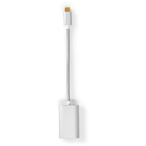 Nedis CCTB64480AL02 câble vidéo et Adaptateur 0,2 m USB Type-C DisplayPort Argent pas cher