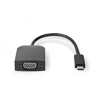 Comparateur de prix : Nedis - Câble Adaptateur usb-c Type-C Mâle - vga Femelle 0,2 m Noir