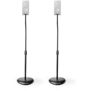 Comparateur de prix : Nedis Mountage pour haut parleur Universel Support 4.5 kg Réglable en ha